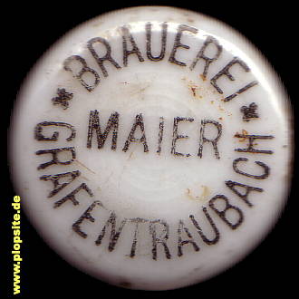 Bügelverschluss aus: Brauerei Maier, Grafentraubach, Laberweinting, Deutschland