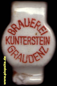 Obraz porcelany z: Brauerei Kunterstein AG, Graudenz, Grudziądz, Polska