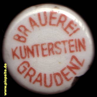 Obraz porcelany z: Brauerei Kunterstein AG, Graudenz, Grudziądz, Polska