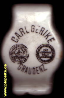Obraz porcelany z: Braunbierbrauerei Carl Gerike, Graudenz, Grudziądz, Polska