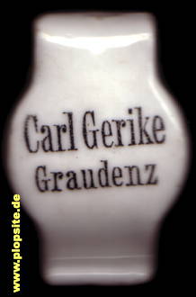 Obraz porcelany z: Braunbierbrauerei Carl Gerike, Graudenz, Grudziądz, Polska