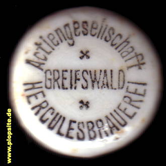 Obraz porcelany z: Herculesbrauerei AG, Greifswald, Niemcy