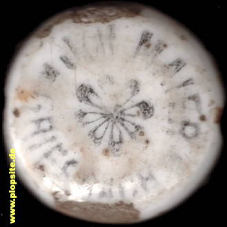 Picture of a ceramic Hutter stopper from: Weizenbierbrauerei Johann Nepumuk Maier, Bad Griesbach - Rottal, Germany