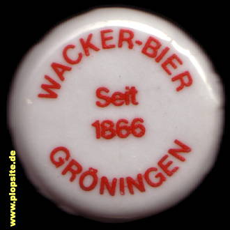 Bügelverschluss aus: Brauerei Wacker , Satteldorf - Gröningen, Deutschland