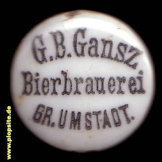 Bügelverschluss aus: Brauerei zum Schwanen, G.B. Gansz, Groß - Umstadt, Deutschland