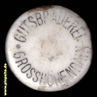 Picture of a ceramic Hutter stopper from: Gutsbrauerei, Großhöhenrain, Germany
