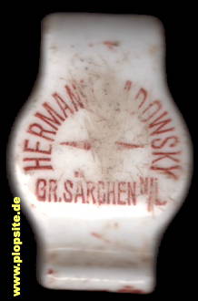Bügelverschluss aus: Brauerei Hermann Ladowsky, Groß Särchen, Wulke Ždźary, Lohsa-Groß Särchen, Deutschland