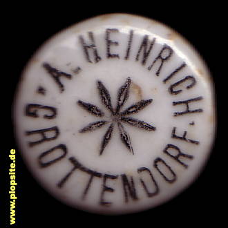 Picture of a ceramic Hutter stopper from: Grottendorf, Heinrich,  AT, unbekannt, Austria