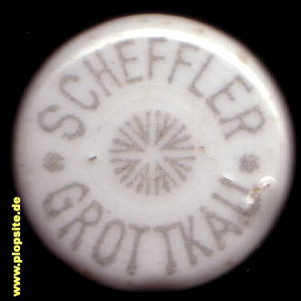 Bügelverschluss aus: Brauerei Scheffler, Grottkau, Grodków, Polen
