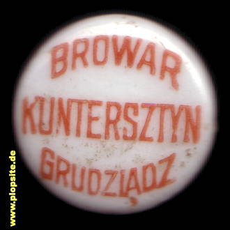 Bügelverschluss aus: Browar Kuntersztyn, Grudziądz, Graudenz, Polen