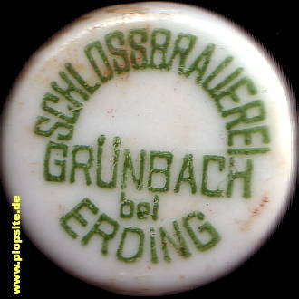 Bügelverschluss aus: Schloßbrauerei Grünbach bei Erding, Grünbach, Deutschland