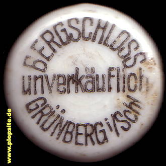 Bügelverschluss aus: Bergschloß , Grünberg, Zielona Góra, Polen