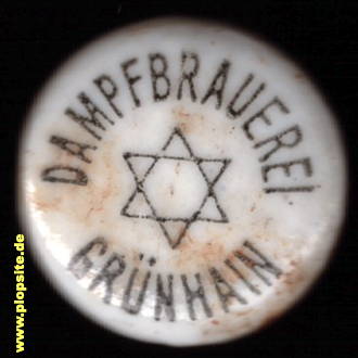 Bügelverschluss aus: Dampfbrauerei Alfred Palitzsch, Grünhain, Deutschland
