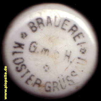 Bügelverschluss aus: Brauerei Kloster Grüssau GmbH, Grüssau, Krzeszów, Polen