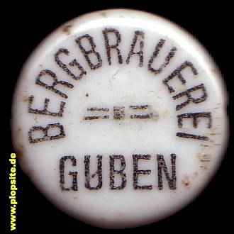 Bügelverschluss aus: Bergbrauerei , Guben, Gubin, Polen