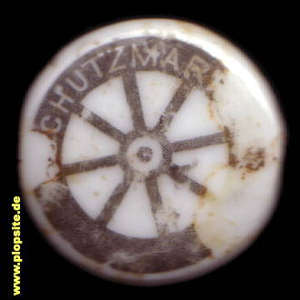 Picture of a ceramic Hutter stopper from: Radbrauerei, Günzburg, Germany