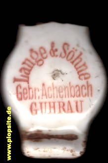 Obraz porcelany z: Brauerei Lange & Söhne, Gebrüder Achenbach, Guhrau, Góra, Polska