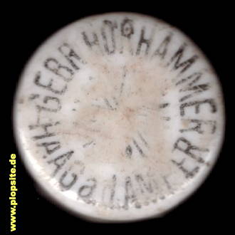 Picture of a ceramic Hutter stopper from: Brauerei Gebrüder Hörhammer, Haag / Amper, Germany