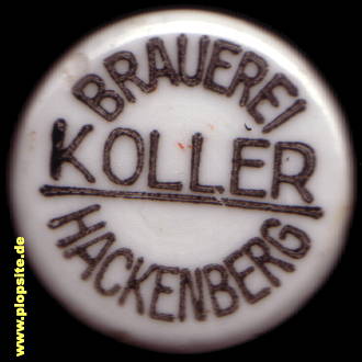 Bügelverschluss aus: Brauerei Koller, Hackenberg / Opf.Bernhardswald-Hackenberg, Deutschland