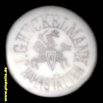 Bügelverschluss aus: Brauerei J.G. Heckelmann, Hahnstätten, Deutschland