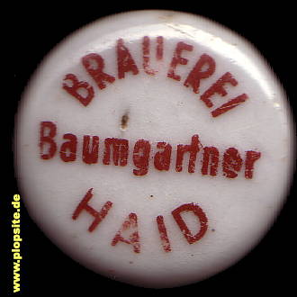Bügelverschluss aus: Brauerei Baumgartner, Haid, Konzel-Haid, Deutschland