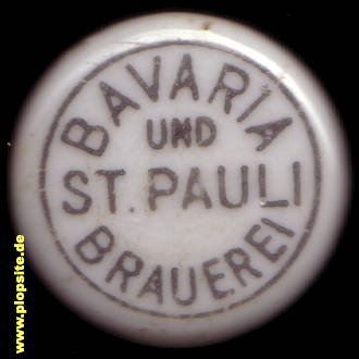 Bügelverschluss aus: Bavaria & St. Pauli Brauerei, Hamburg St. Pauli, Deutschland