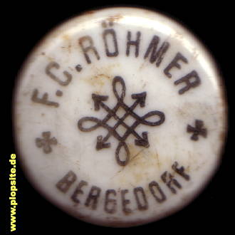 Bügelverschluss aus: Brauerei F.C. Röhmer  , Hamburg Bergedorf, Deutschland