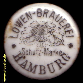 Obraz porcelany z: Löwen Brauerei, Hamburg Uhlenhorst, Niemcy
