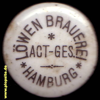 Obraz porcelany z: Löwen Brauerei AG, Hamburg Uhlenhorst, Niemcy