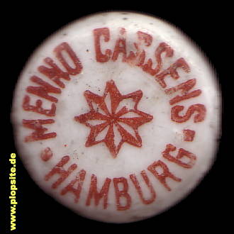Bügelverschluss aus: Menno Cassens, Biergroßhandel, Hamburg, Deutschland