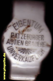 Bügelverschluss aus: Actien Brauerei, Hamburg Ratzeburg, Deutschland