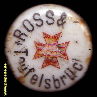 Bügelverschluss aus: Brauerei Ross & Co., Hamburg Teufelsbrücke, Deutschland