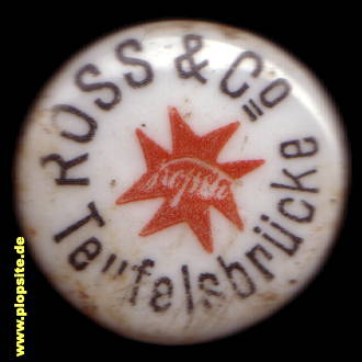Obraz porcelany z: Brauerei Ross & Co., Hamburg Teufelsbrücke, Niemcy