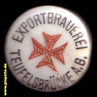 Obraz porcelany z: Exportbrauerei AG, Hamburg Teufelsbrücke, Niemcy