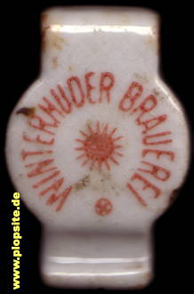 Picture of a ceramic Hutter stopper from: Brauerei, Hamburg Winterhude, Germany