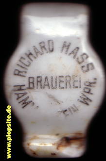 Obraz porcelany z: Brauerei Richard Haß, Hammerstein, Czarne, Polska