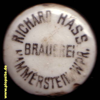 Obraz porcelany z: Brauerei Richard Haß, Hammerstein, Czarne, Polska