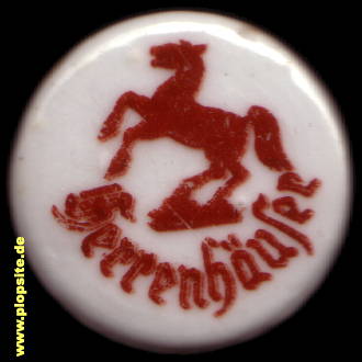 BÜgelverschluss aus: Herrenhäuser Brauerei , Hannover Herrenhausen, Deutschland