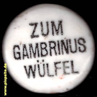 Bügelverschluss aus: Brauerei Zum Gambrinus, Hannover Wülfel, Deutschland