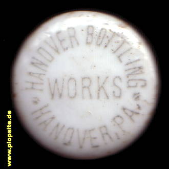 Obraz porcelany z: Hanover, IN, Bottling Works,  US, unbekannt, USA