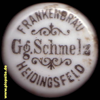 Bügelverschluss aus: Frankenbräu Schmelz, Heidingsfeld, Würzburg-Heidingsfeld, Deutschland