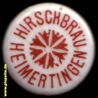 Bügelverschluss aus: Hirschbräu, Heimertingen, Deutschland