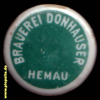 Bügelverschluss aus: Brauerei Donhauser, Hemau, Deutschland