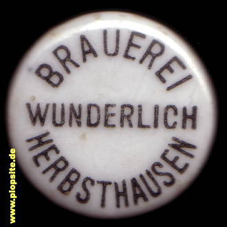 Bügelverschluss aus: Brauerei Wunderlich  , Herbsthausen, Bad Mergentheim, Deutschland