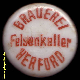 Bügelverschluss aus: Brauerei Felsenkeller, Herford, Deutschland