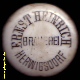 Bügelverschluss aus: Rittergutsbrauerei Art. Droscha, Pächter Ernst Heinrich, Herwigsdorf, Rosenbach-Herwigsdorf, Deutschland