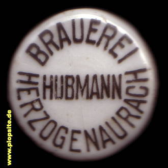 Picture of a ceramic Hutter stopper from: Brauerei Hubmann  , Herzogenaurach, Germany