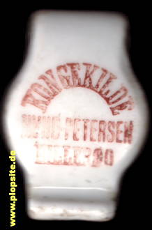 Picture of a ceramic Hutter stopper from: Hillerød, Kongekilde, Hyng Petersen,  DK, unbekannt, Denmark