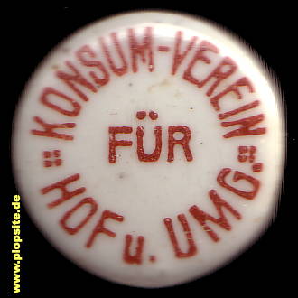 Obraz porcelany z: Konsum Verein, Hof / Saale, Niemcy