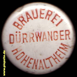 Bügelverschluss aus: Brauerei Dürrwanger, Hohenaltheim, Deutschland